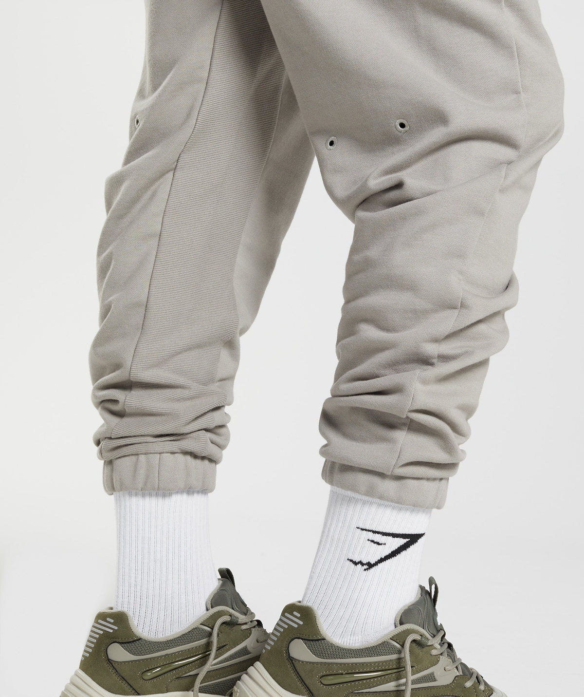 Gymshark GS10 Year Joggers - Ecru Brown