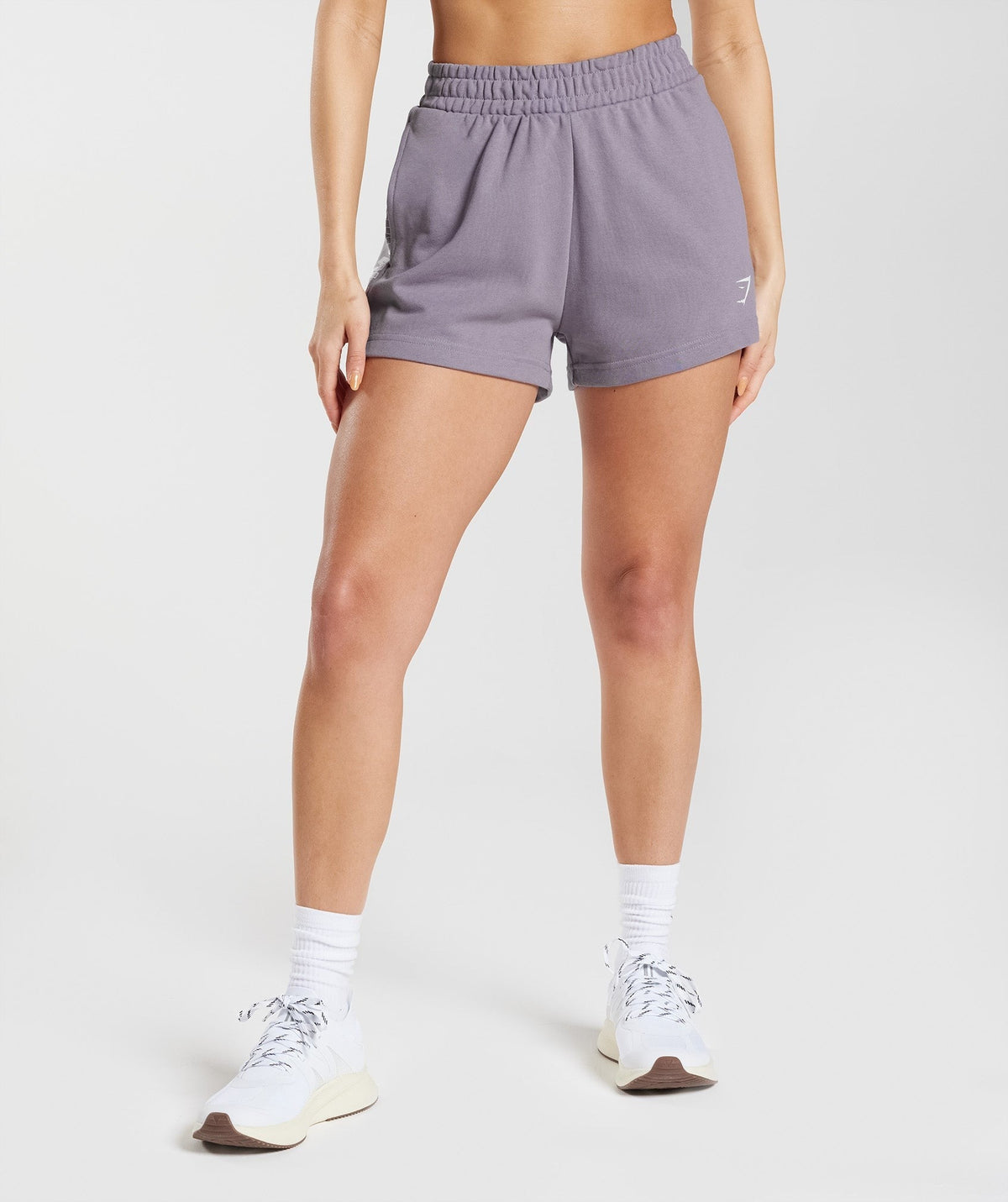 Gymshark Fraction Sweat Shorts - Slate Lavender