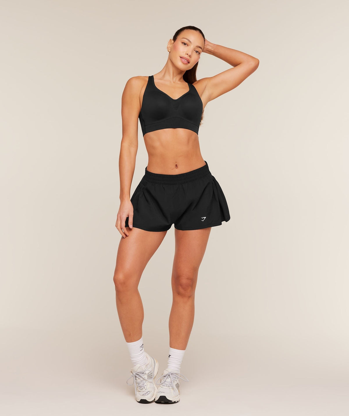 Gymshark Flutter Woven Shorts - Black
