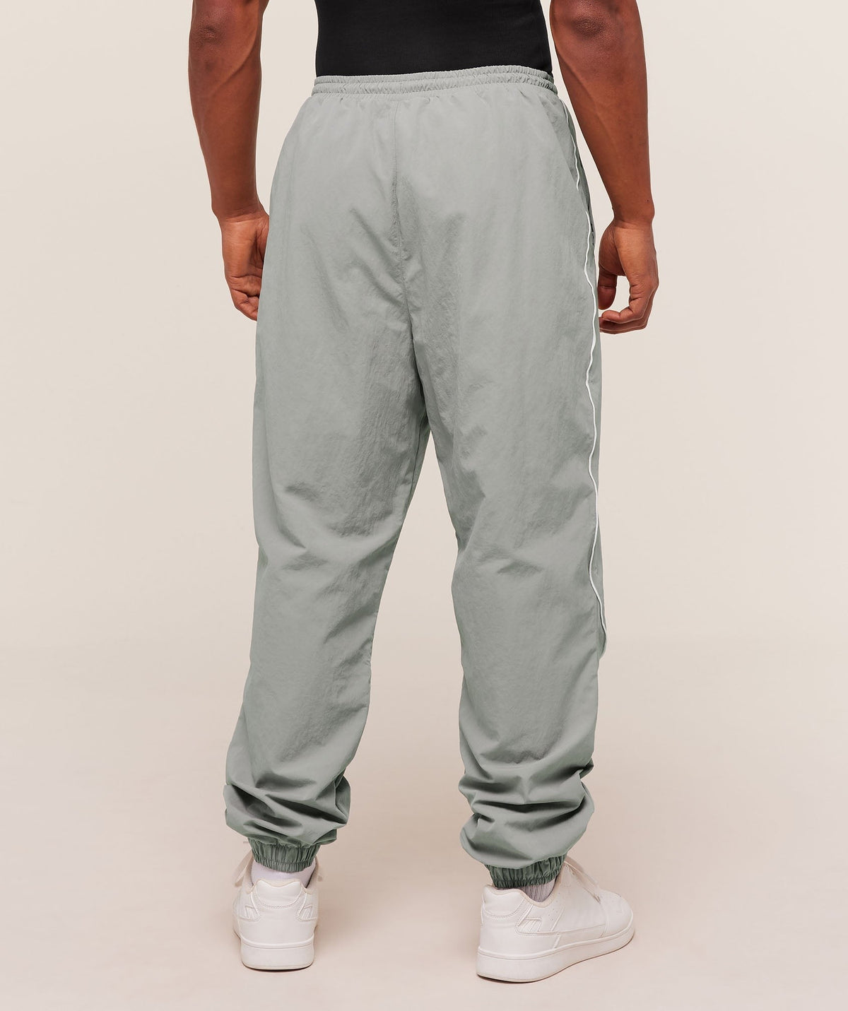 Gymshark Retro Shell Track Pants - Smokey Grey