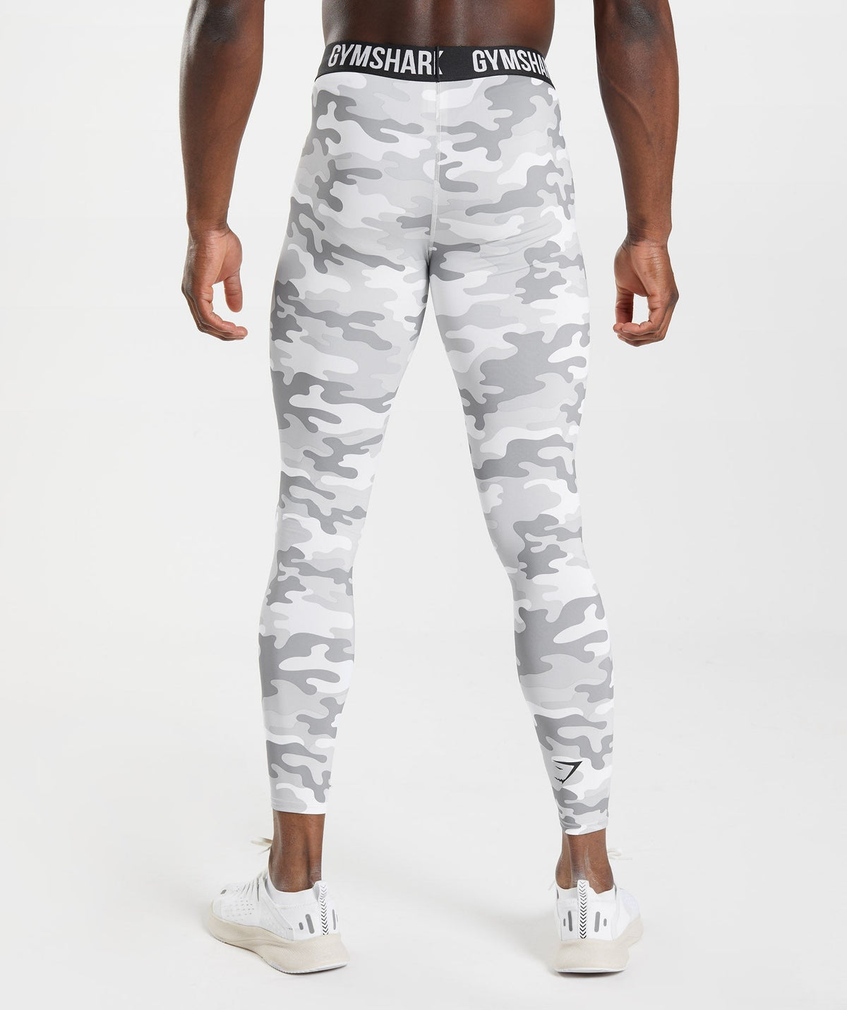 Gymshark Element Baselayer Leggings - Light Grey Print
