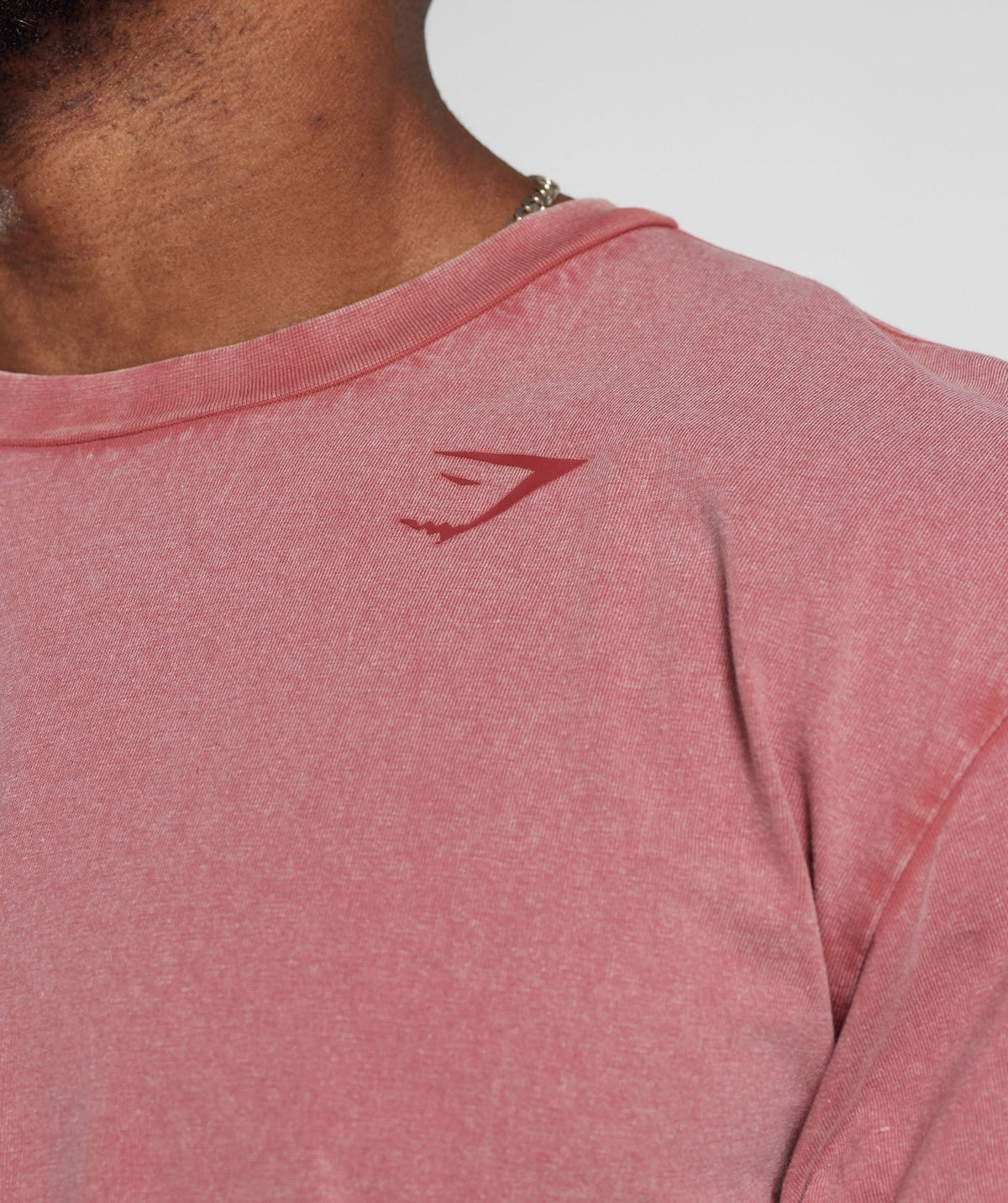 Gymshark Power Washed Tee - Sundried Red