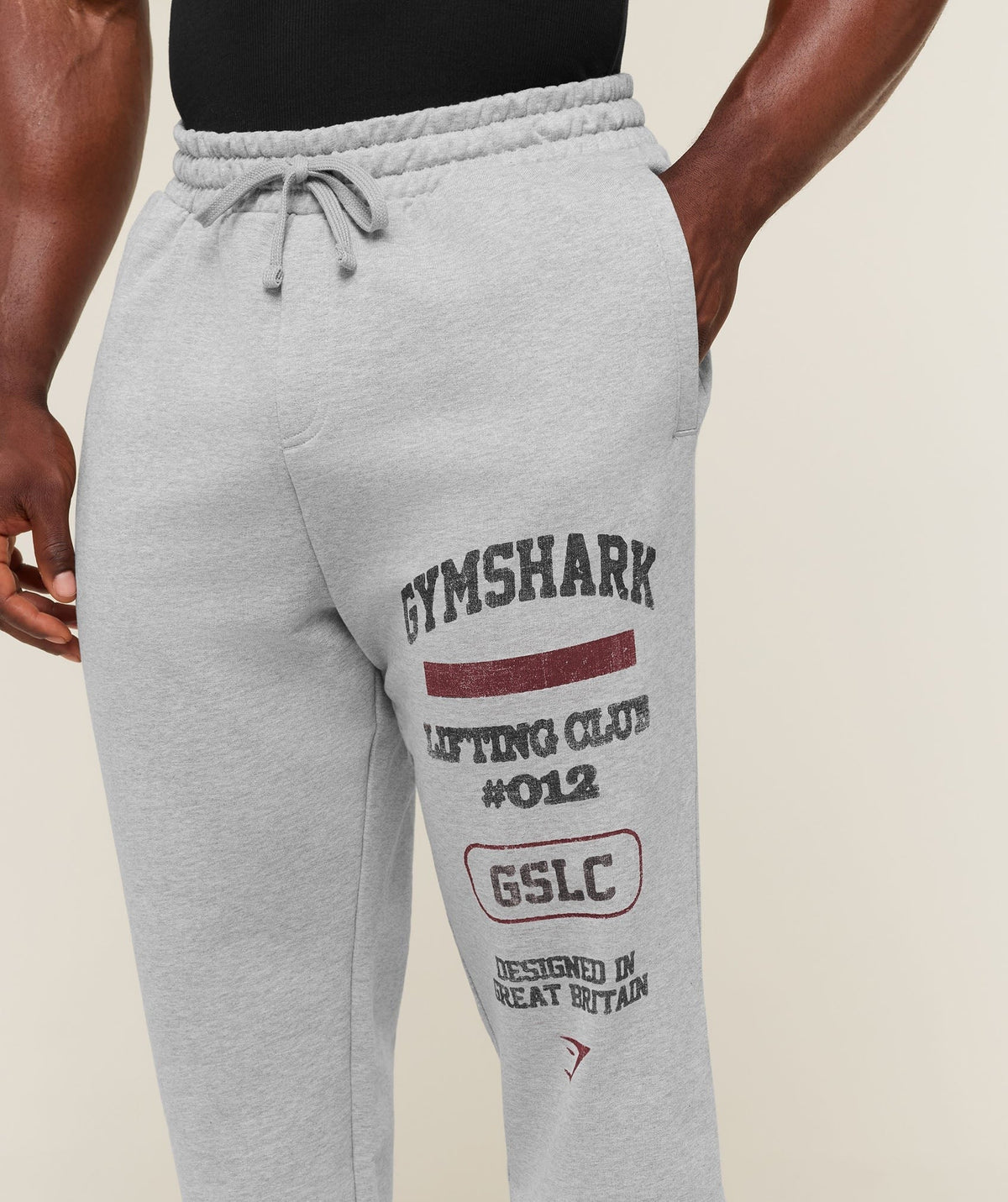 Gymshark Global Lifting Pants - Light Grey Core Marl
