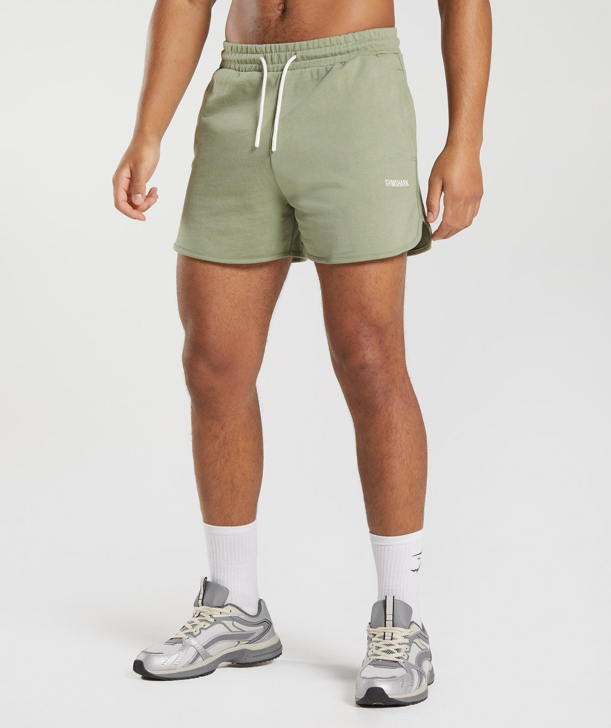 Gymshark Rest Day Sweats 4" Short - Sage Green