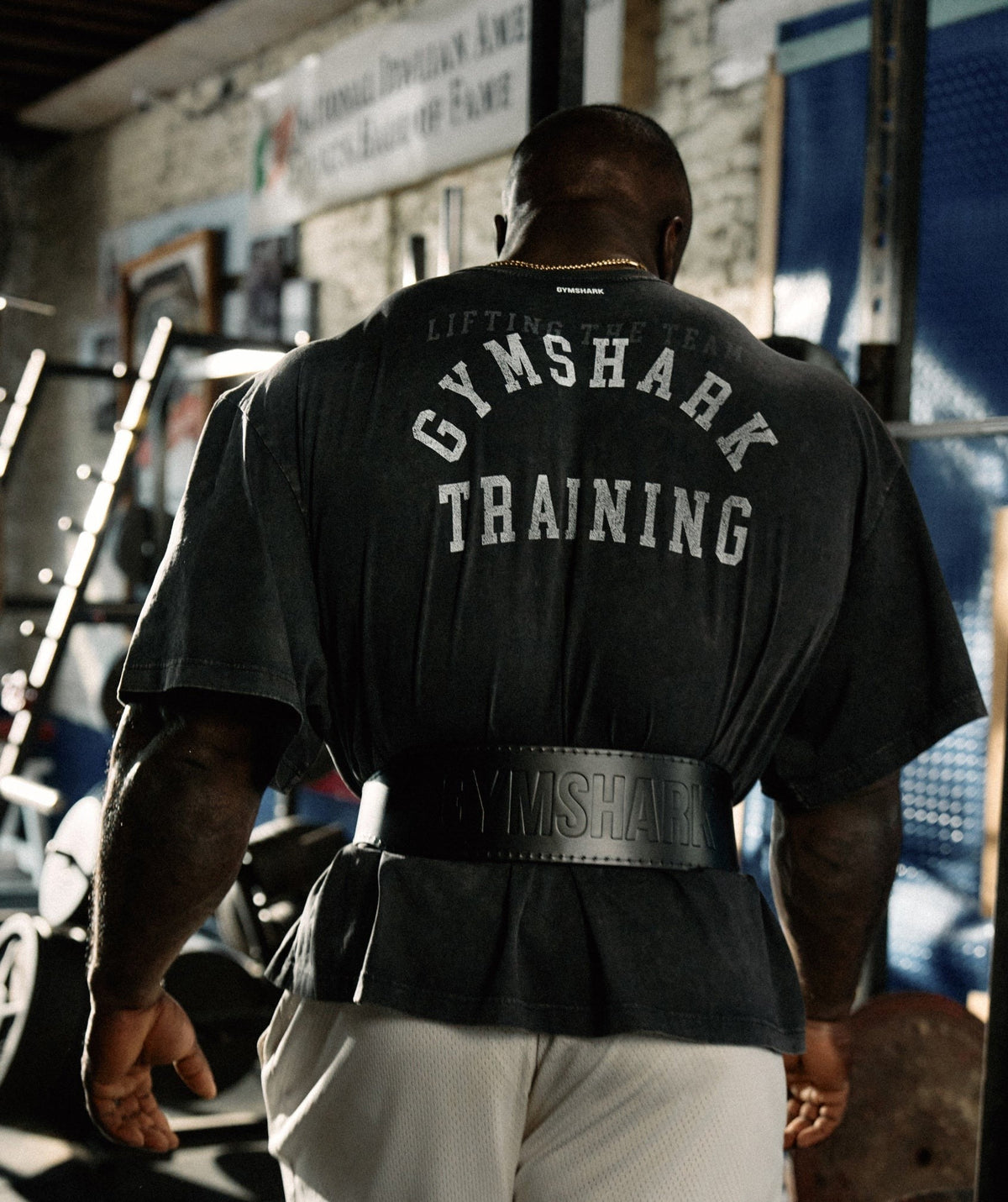 Gymshark Retro Collegiate Tee - Black