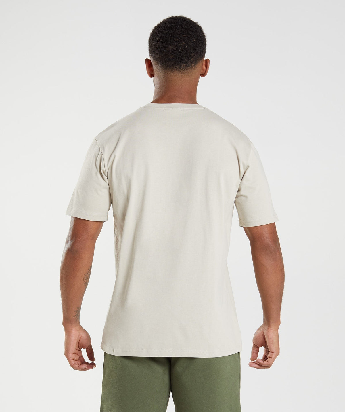 Gymshark Crest Tee - Pebble Grey