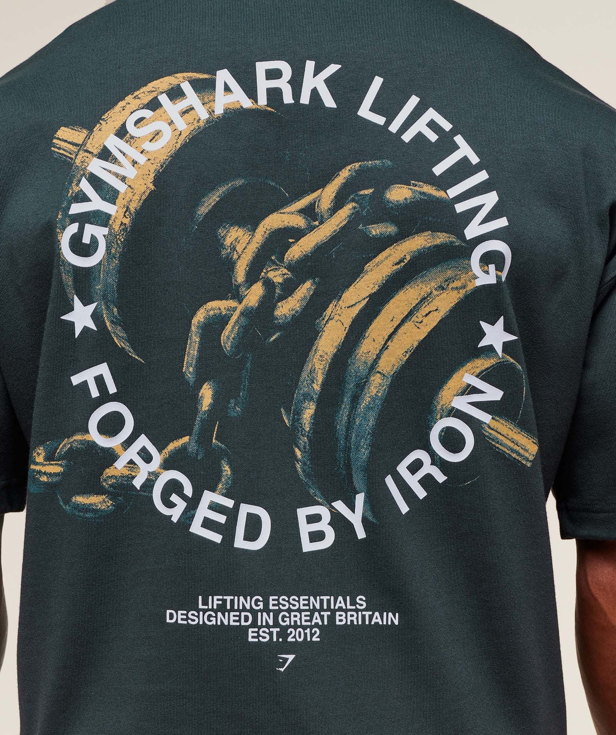 Gymshark Forged By Iron Tee - Darkest Teal