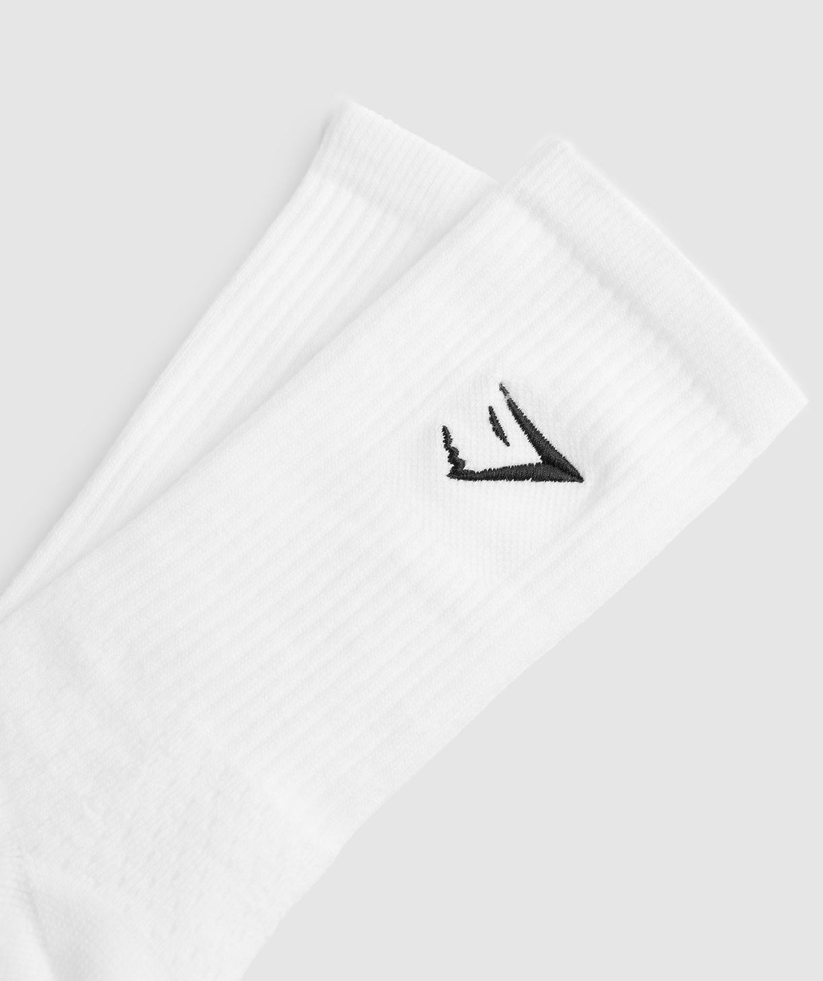 Gymshark Premium Sharkhead Crew Sock - White