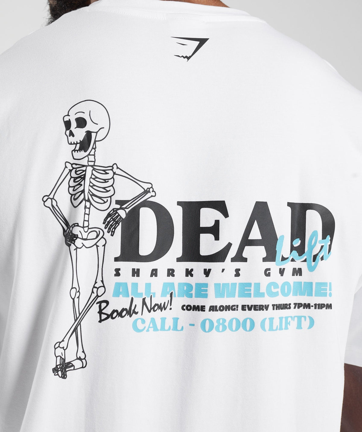 Gymshark Dead Lift Tee - White