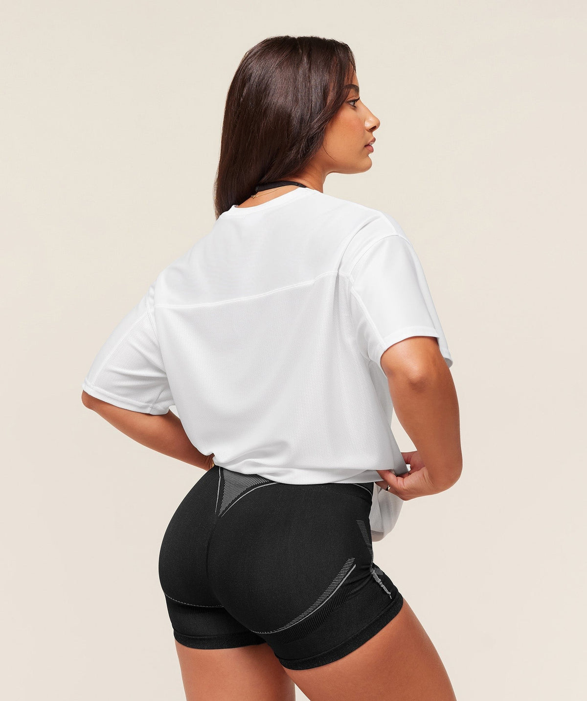 Gymshark x Analis Mesh SS-Top - White