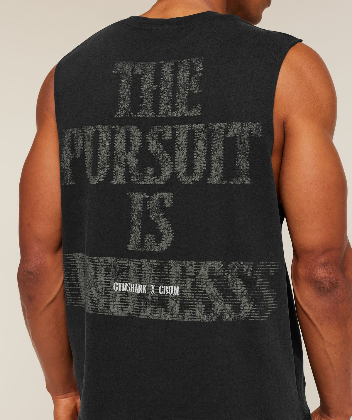 Gymshark x CBUM Washed Sleeveless Tee - Black
