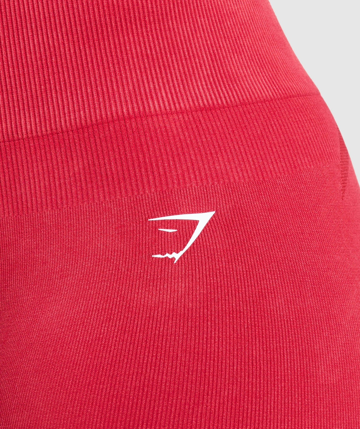 Gymshark Gains Seamless Washed Short - Carmine Red/Wash