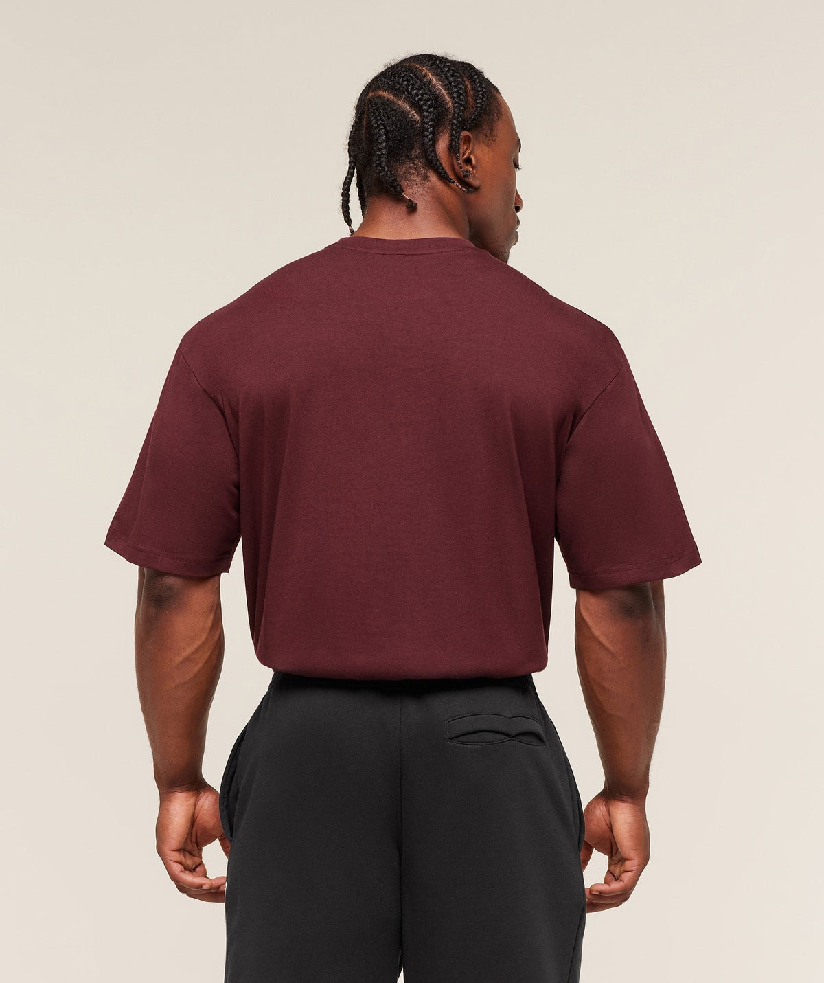Gymshark Essential Short Sleeve Tee - Rich Maroon