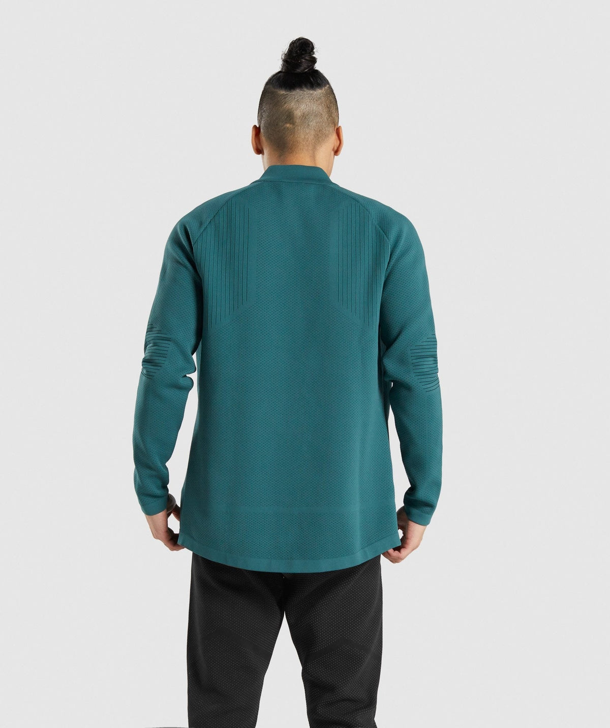 Gymshark Retake Full Zip Track Jacket - Dark Green/Black