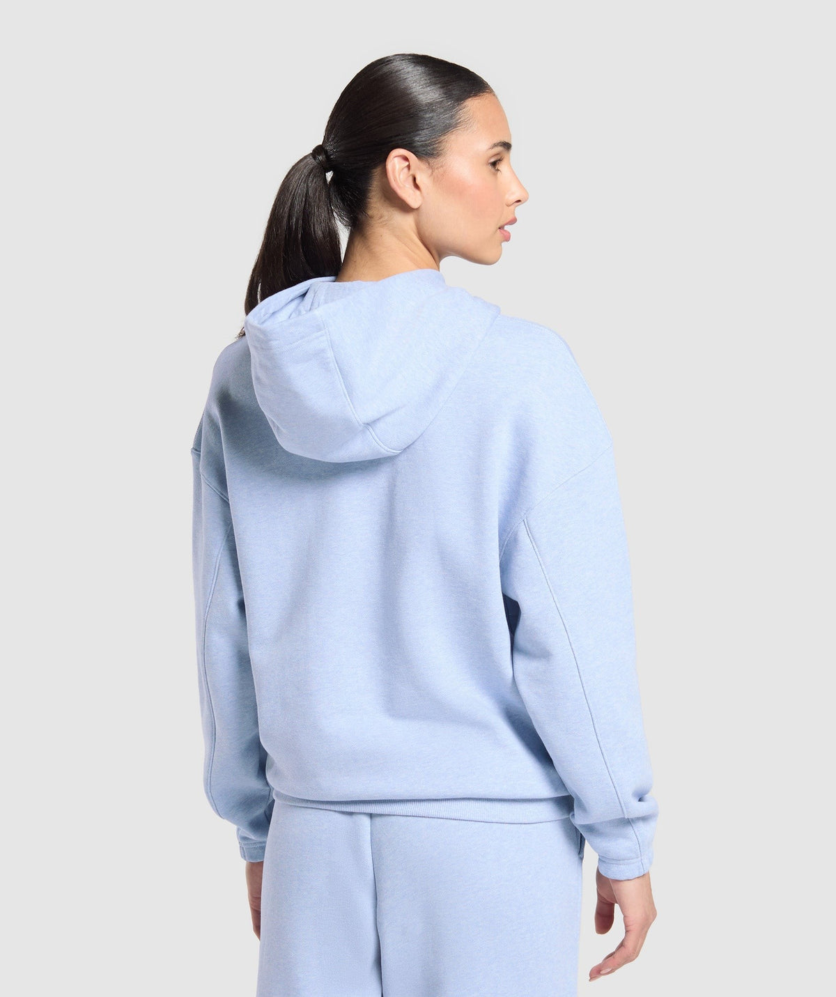 Gymshark Rest Day Sweats 2.0 Oversized Hoodie - Bros Gentle Blue Marl