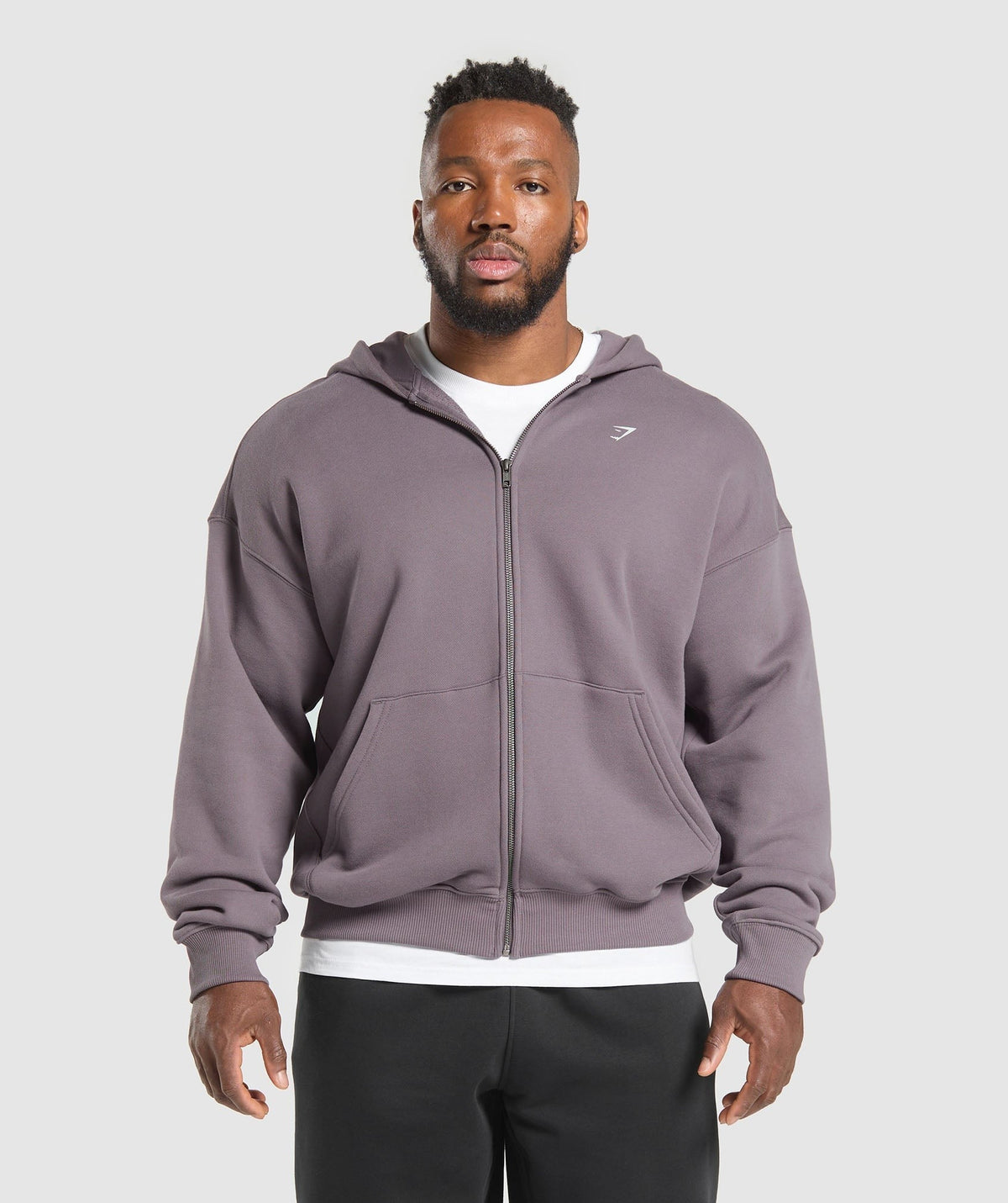 Gymshark Doberman Graphic Hoodie - Brushed Purple