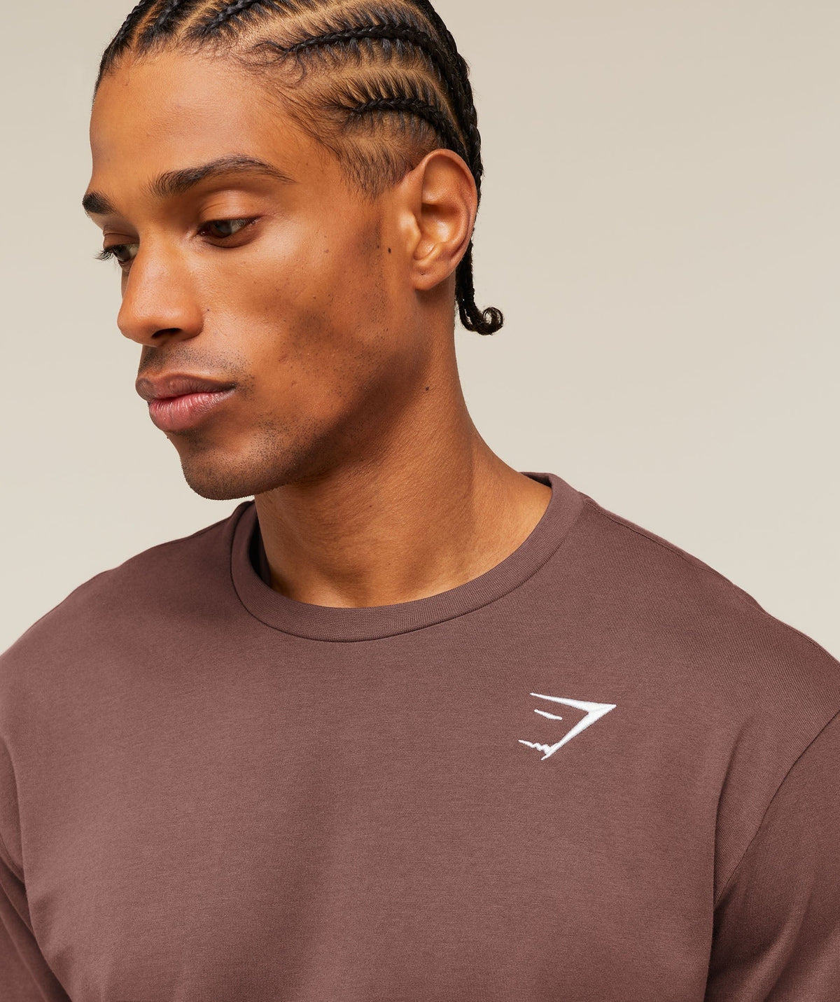 Gymshark Crest Tee - Espresso Brown