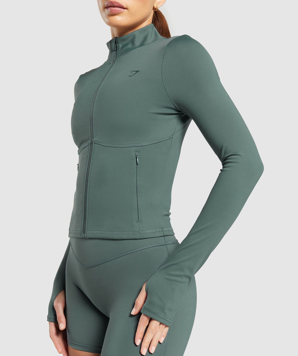 Gymshark Elevate Tracktop - Slate Teal
