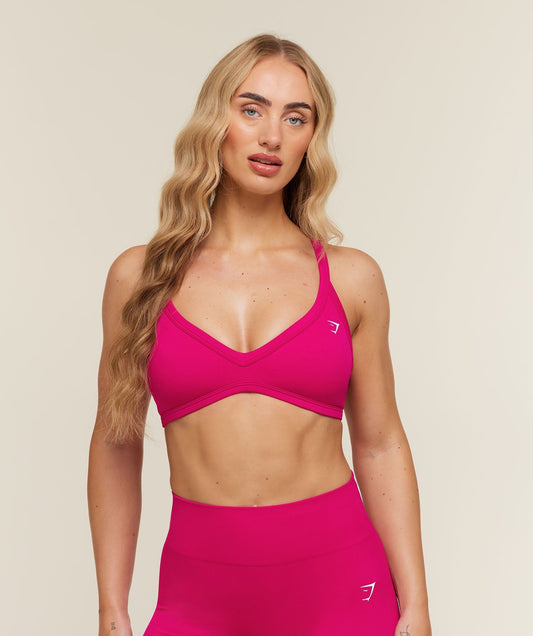 Gymshark Adapt Solid Sports Bra - Performance Pink