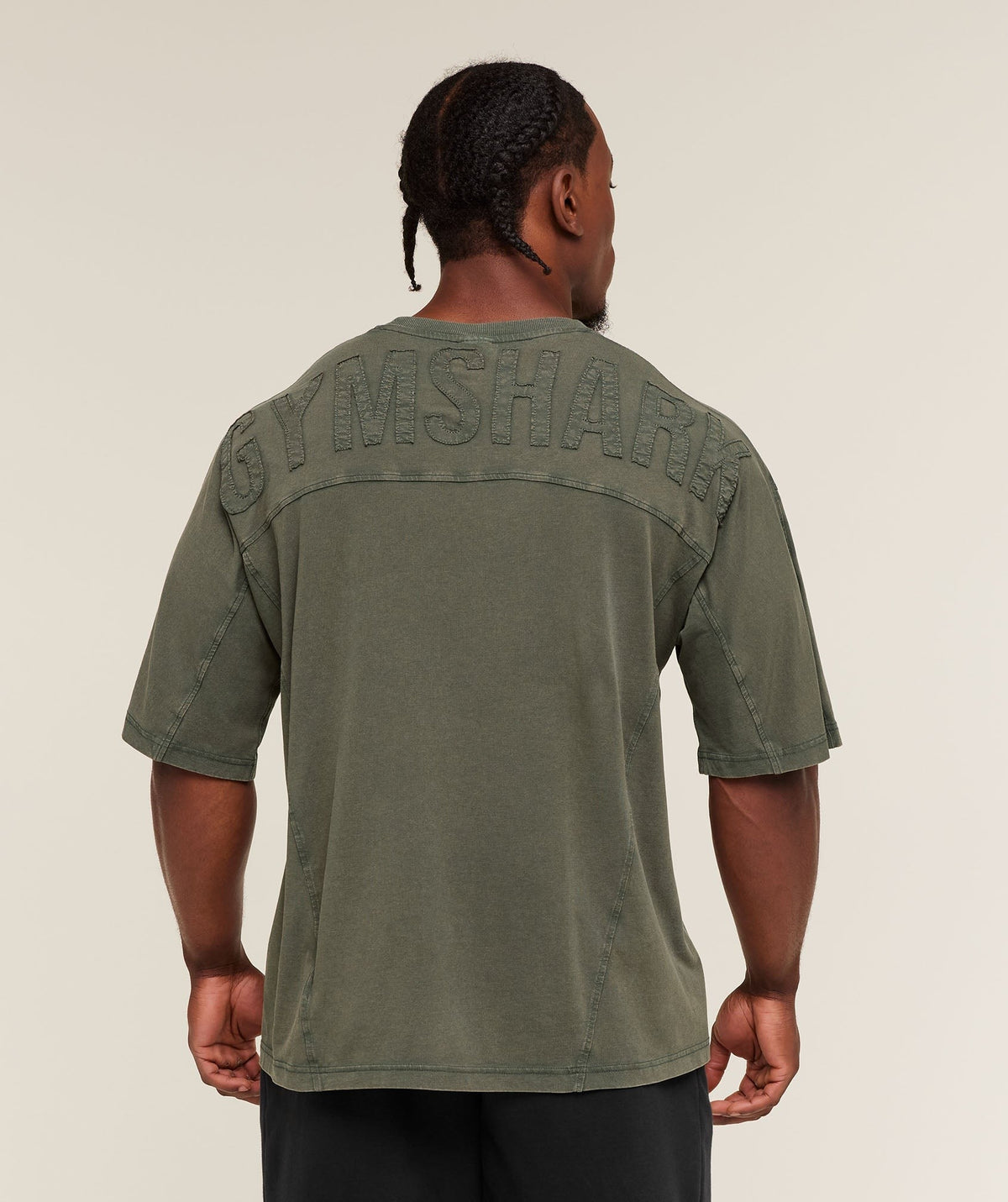 Gymshark Power Washed Tee - Strength Green