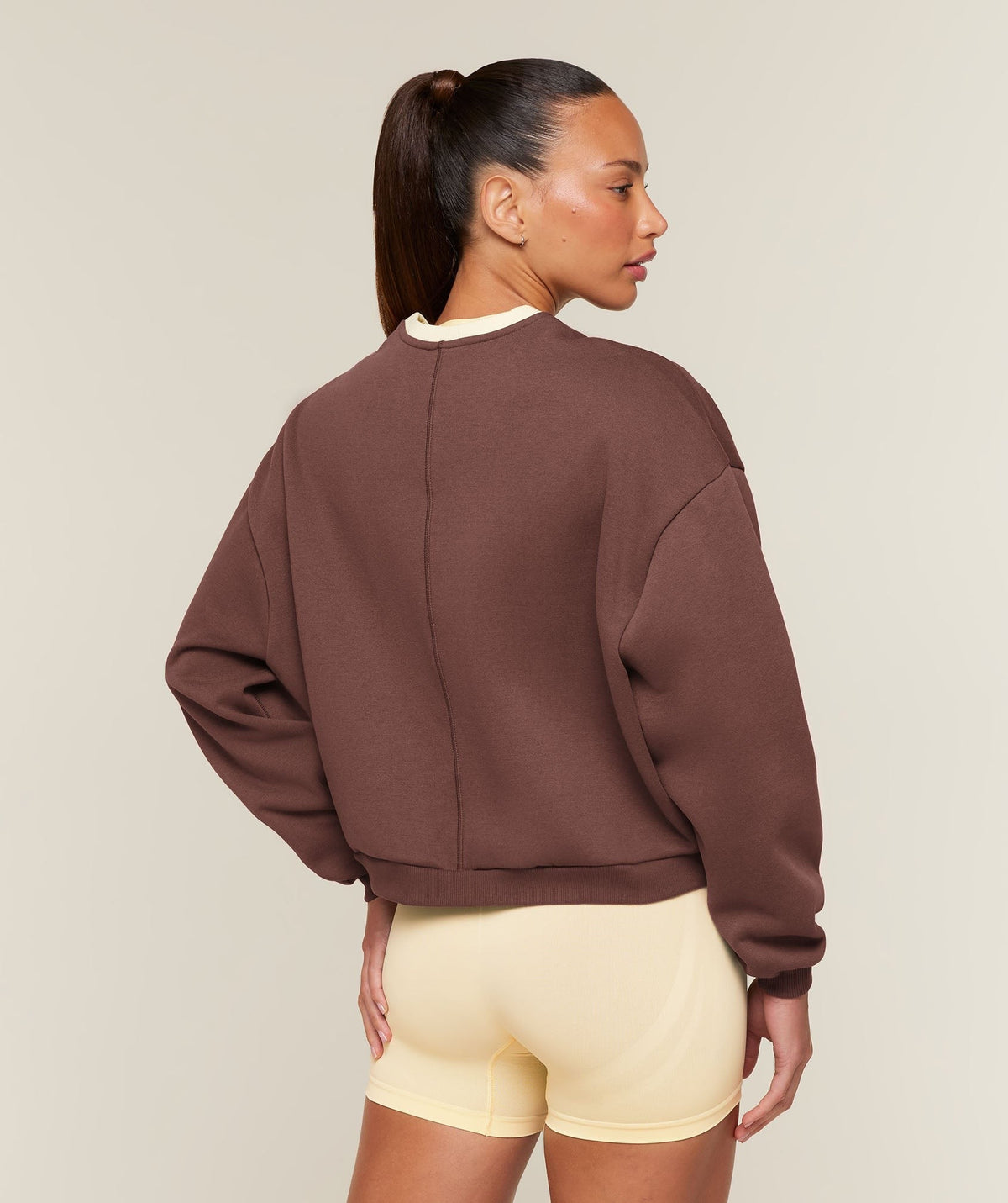 Gymshark Cosy Luxe Campus Sweatshirt - Espresso Brown