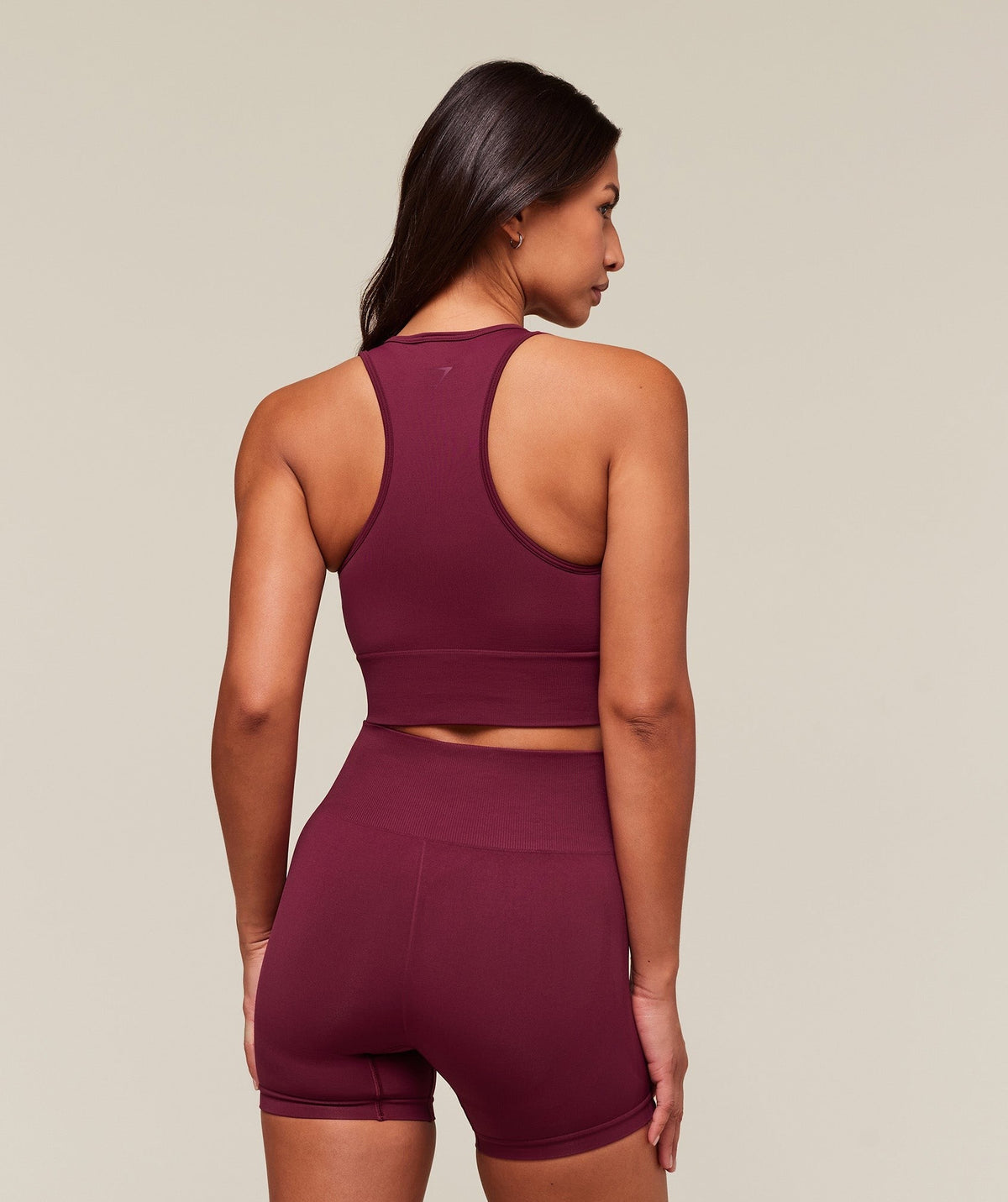 Gymshark Everyday Seamless Graphic Crop Tank - Strong Pink