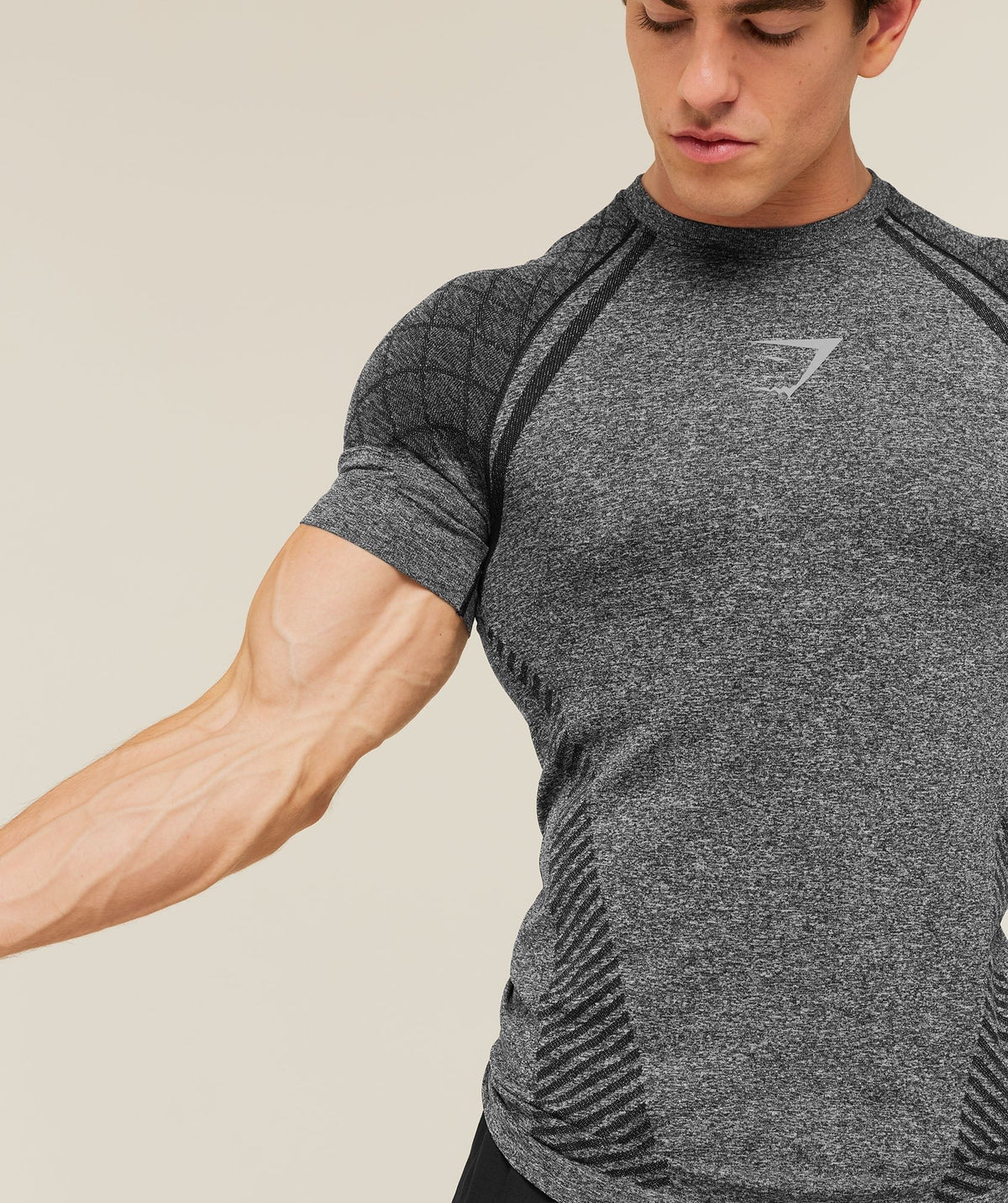Gymshark Devant Seamless Tee - Black