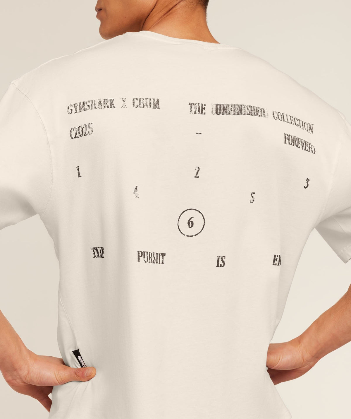 Gymshark x CBUM Tee - Soft White