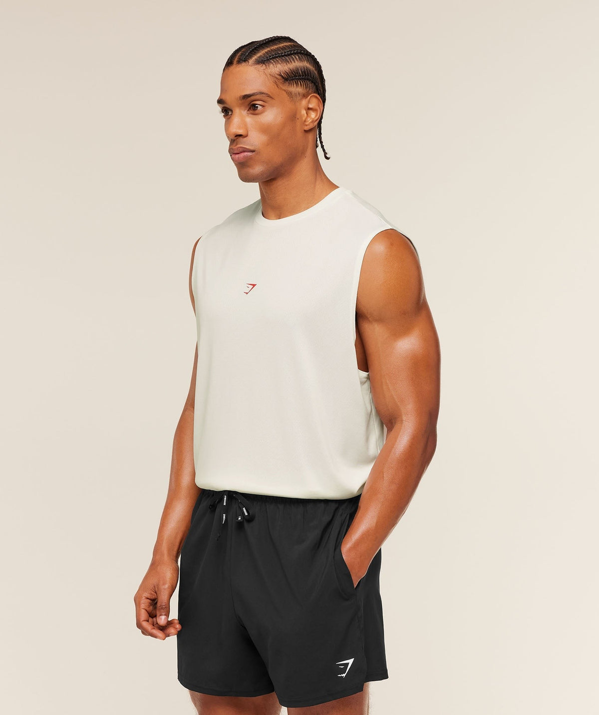 Gymshark GSCC Graphic Tank - Soft White