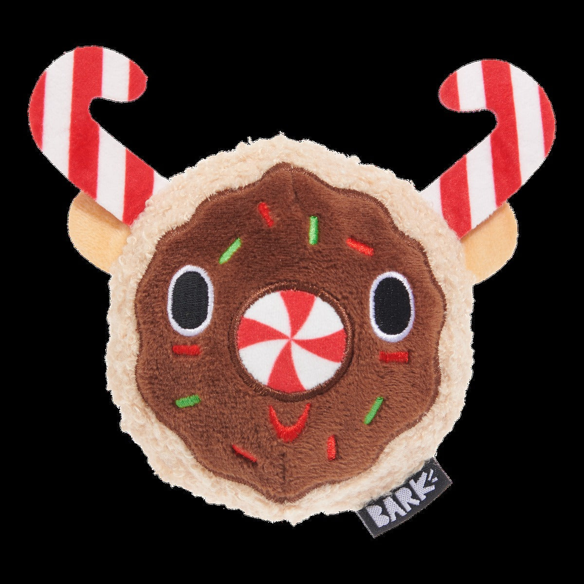 Gnasher The Puppermint Reindeer Durable Super Chewer 2-in-1 Rip and Reveal Dog Toy