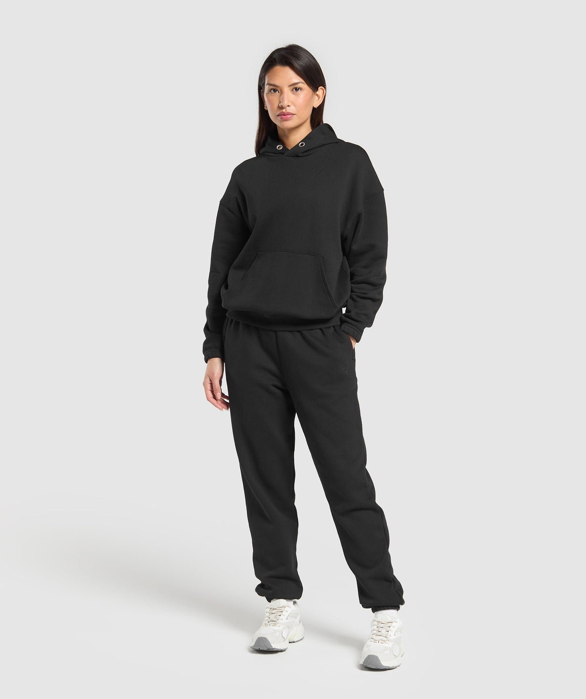 Gymshark Rest Day Sweats 2.0 Oversized Hoodie - Black