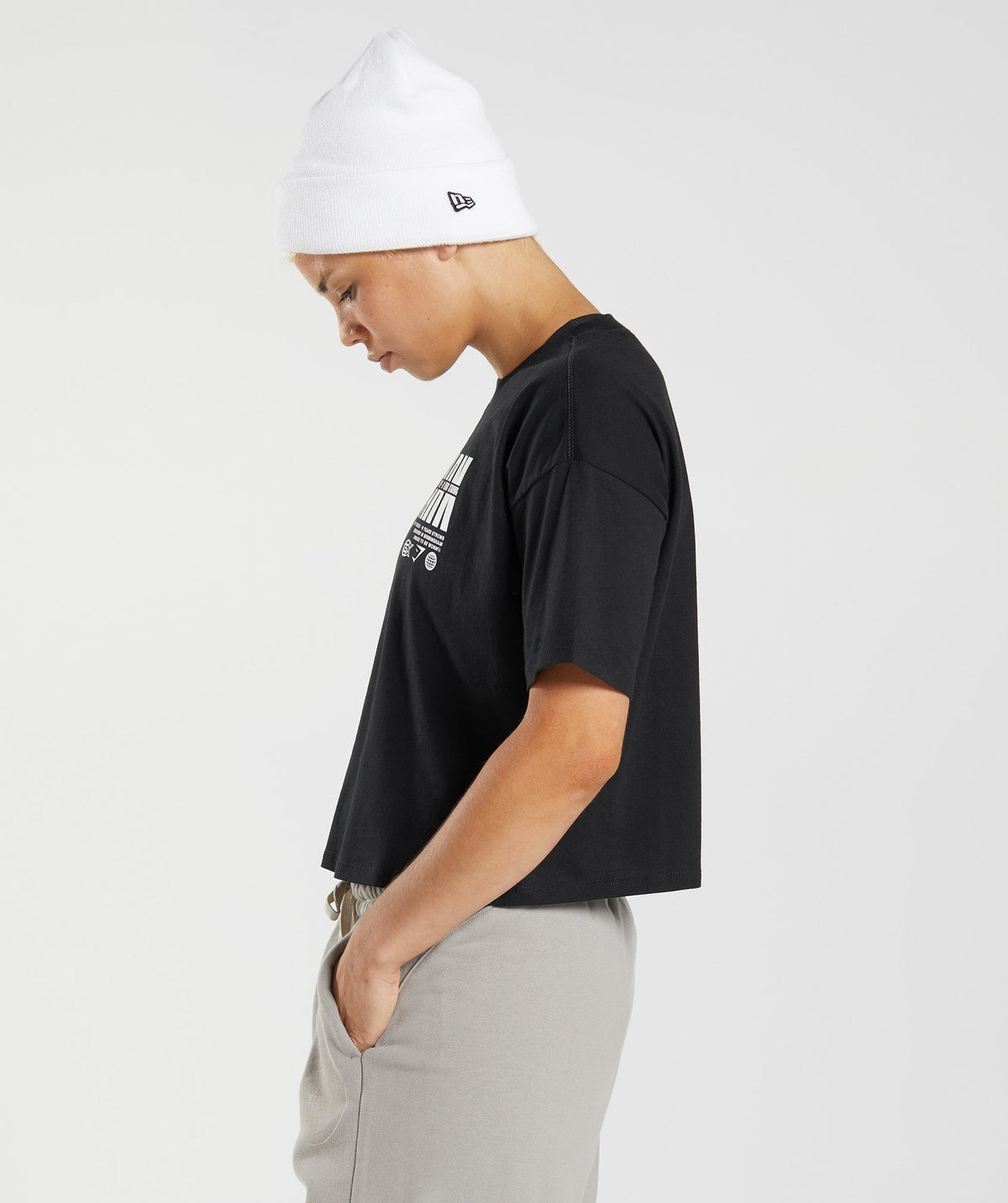 Gymshark GS 10 Year Midi Top - Black