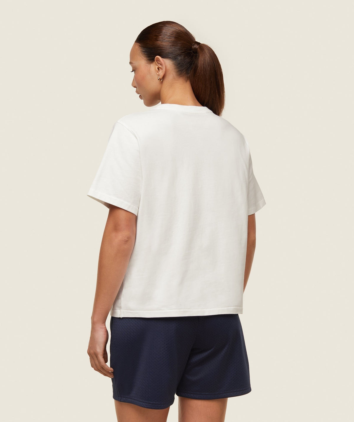 Gymshark Comfort Regular SS Top - Soft White