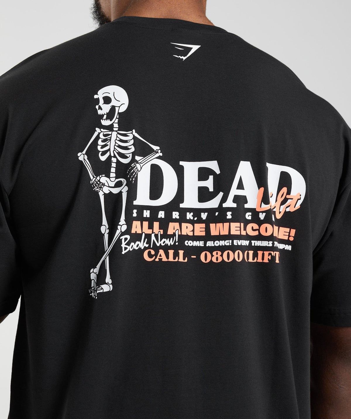 Gymshark Dead Lift Tee - Black