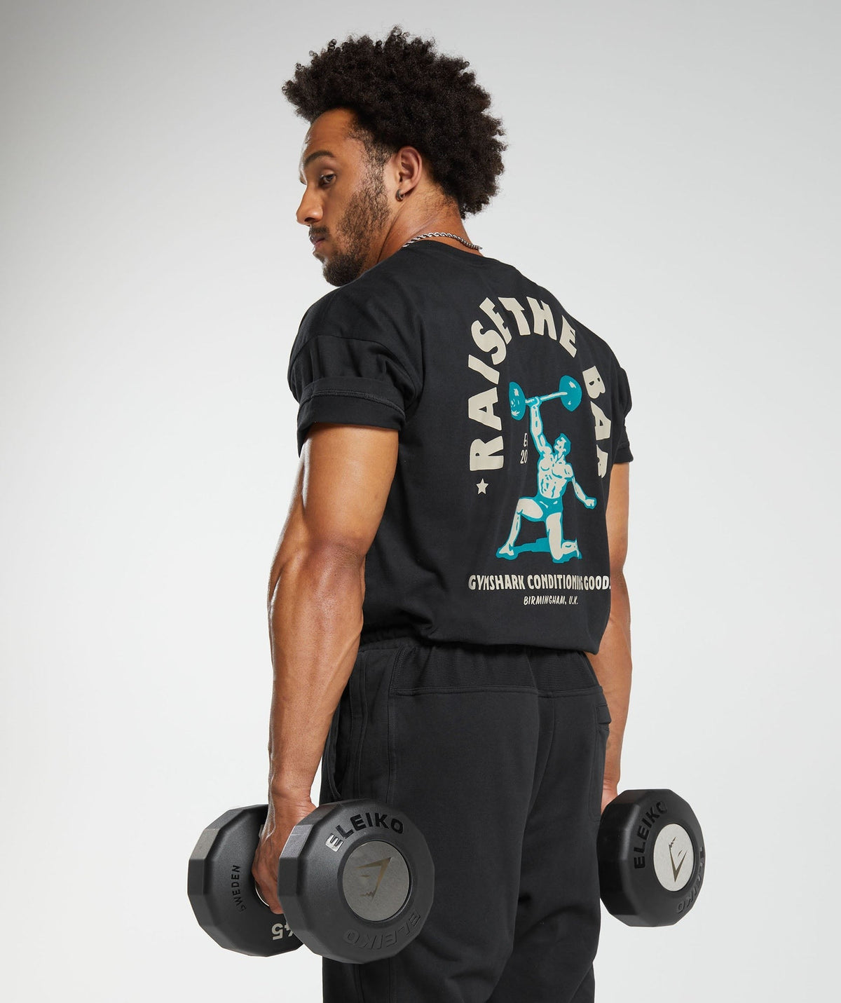 Gymshark Raise the Bar Tee - Black