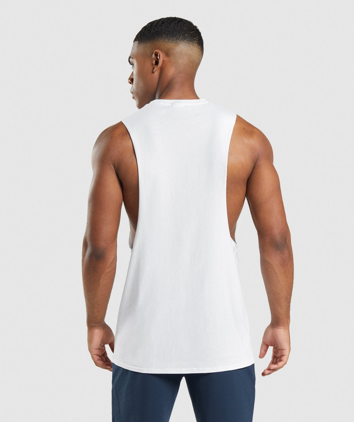 Gymshark Critical Drop Arm Tank - White