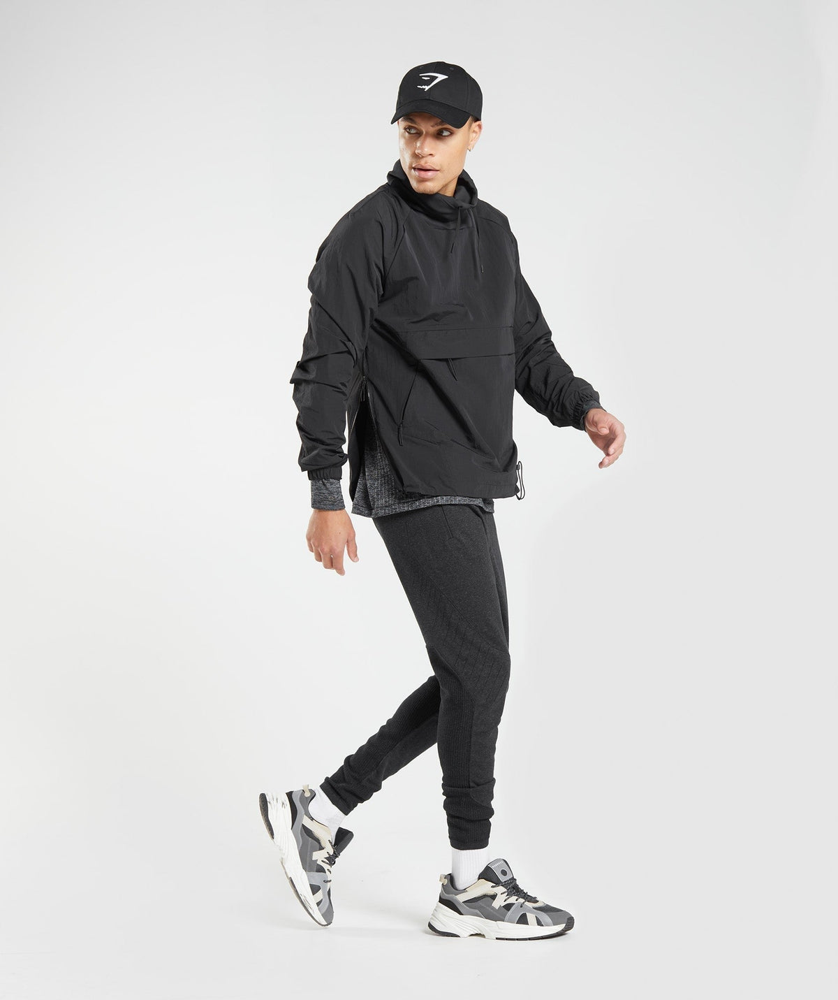 Gymshark Retake Knit Jogger - Black Marl/Black