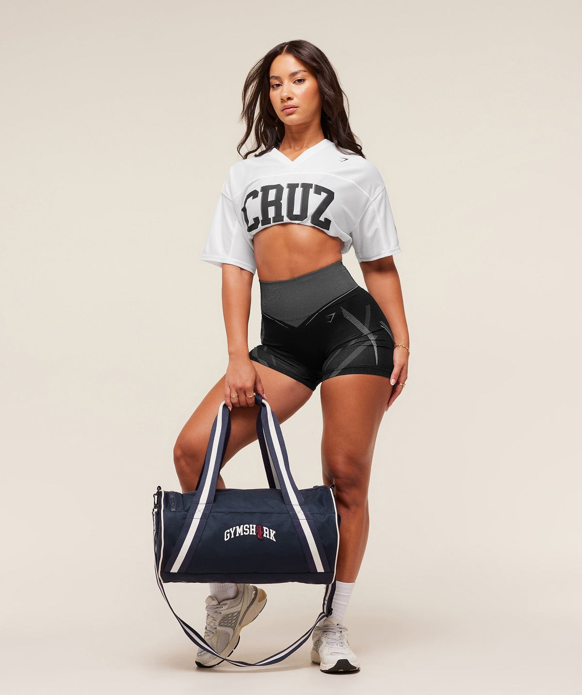 Gymshark x Analis Mesh SS-Top - White