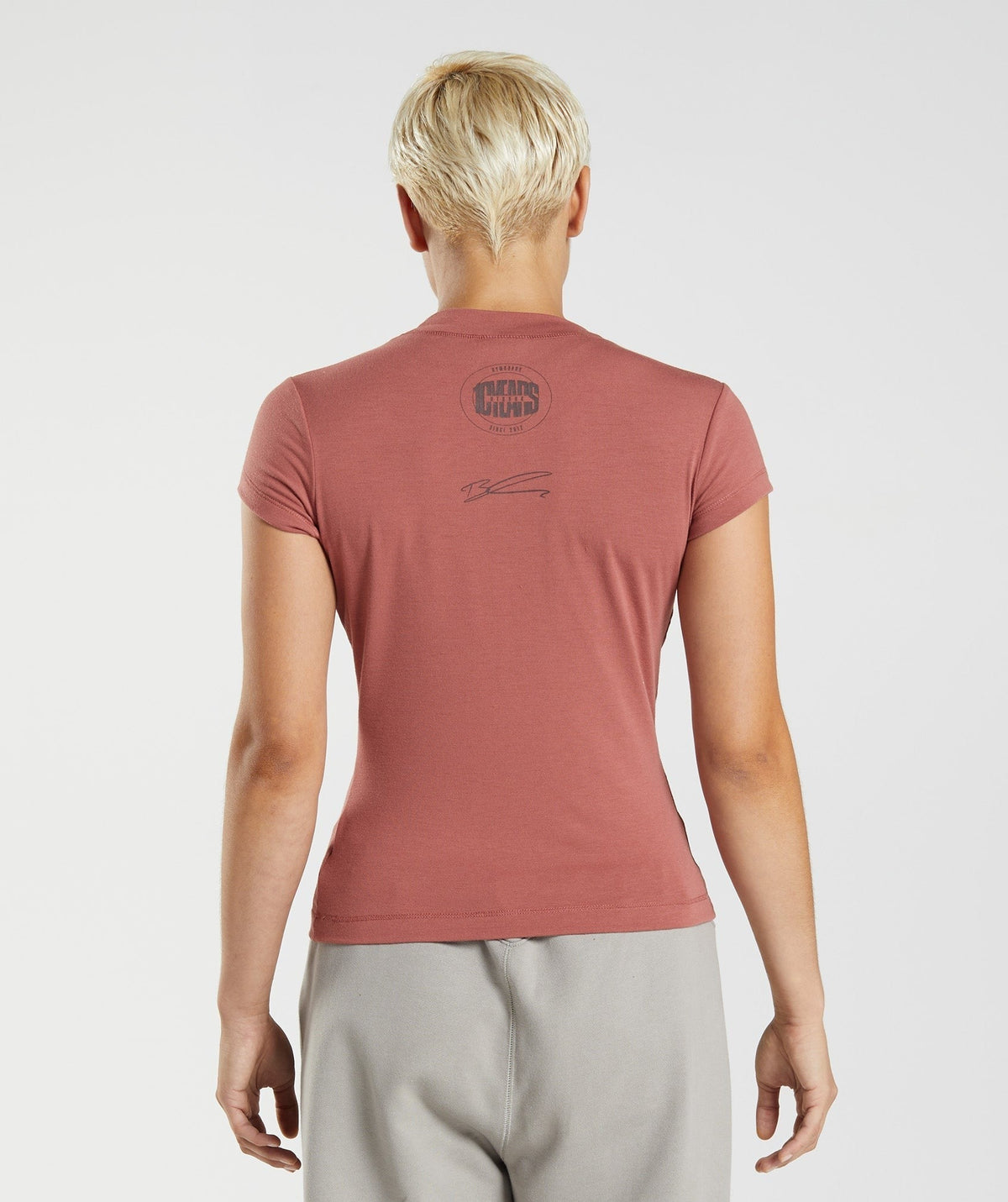Gymshark GS 10 Year Tee - Brown