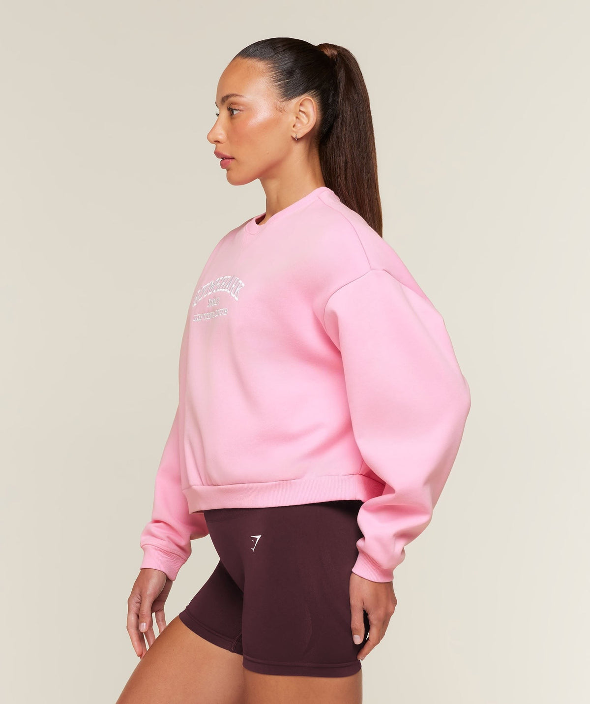Gymshark Cosy Luxe Campus Sweatshirt - Poise Pink