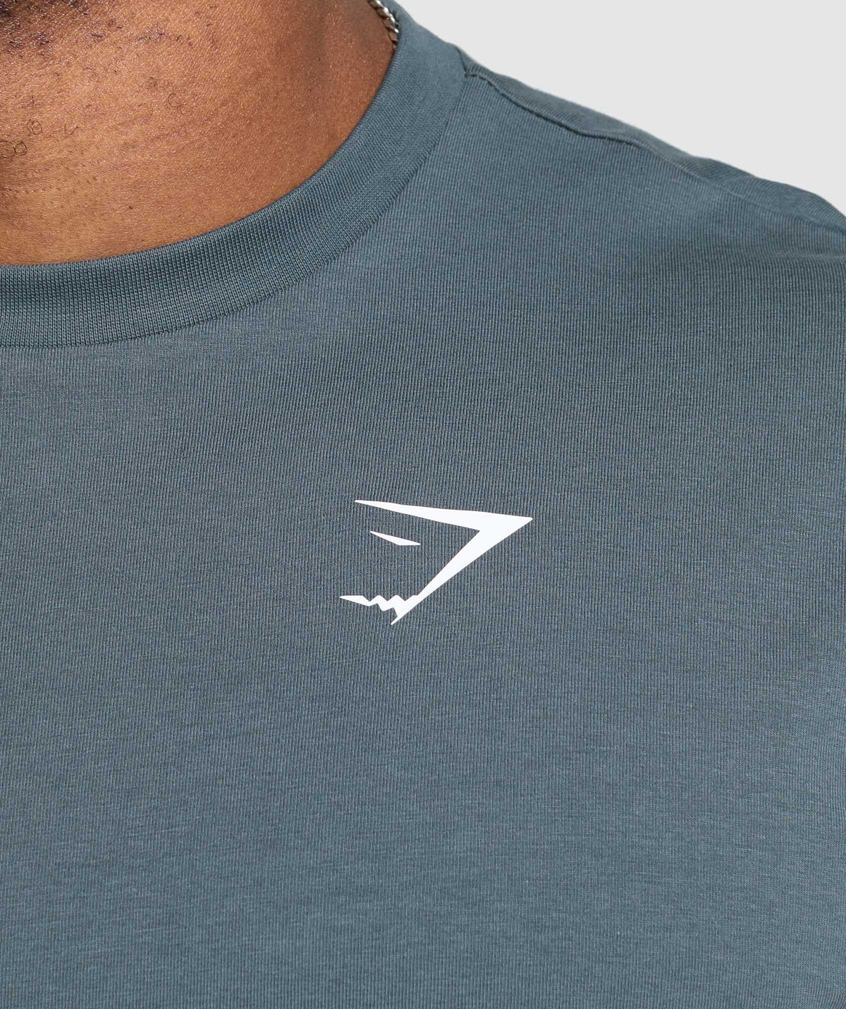 Gymshark Essential Short Sleeve Tee - Titanium Blue