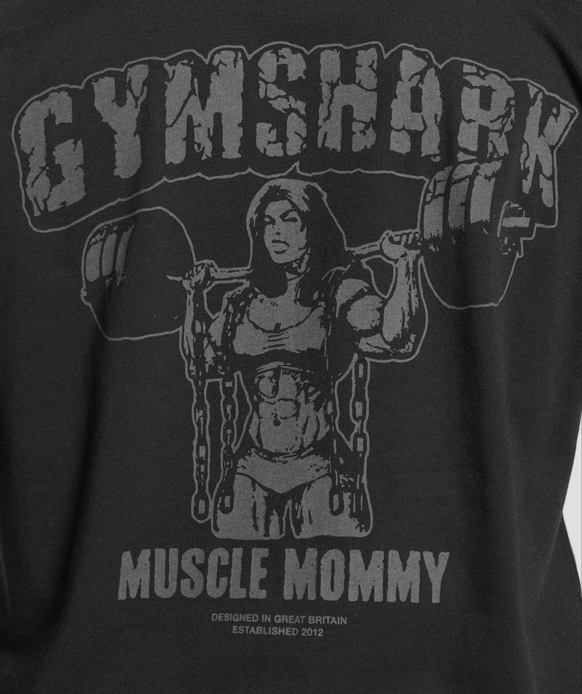 Gymshark Gritty Muscle Mommy Graphic Tee - Black