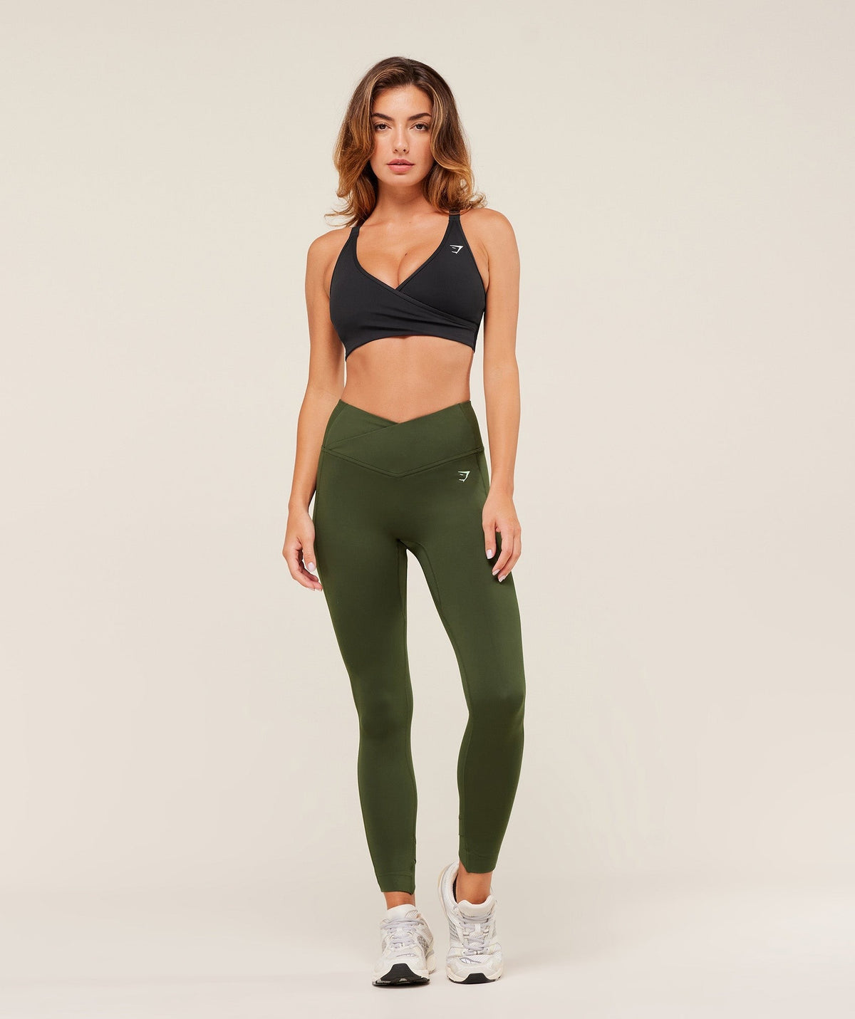 Gymshark Crossover Leggings - Green