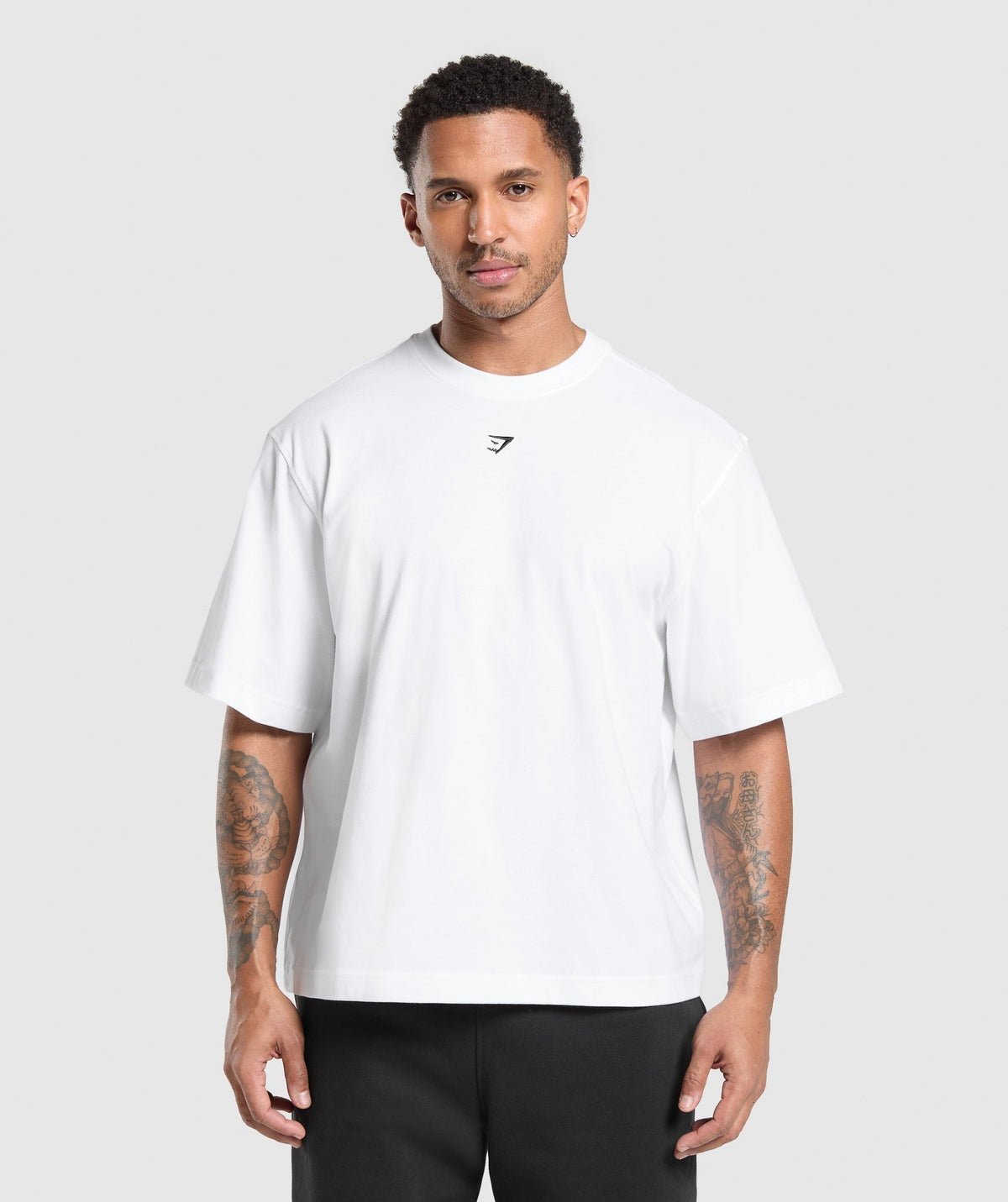 Gymshark Rest Day Essentials Boxy Tee - White