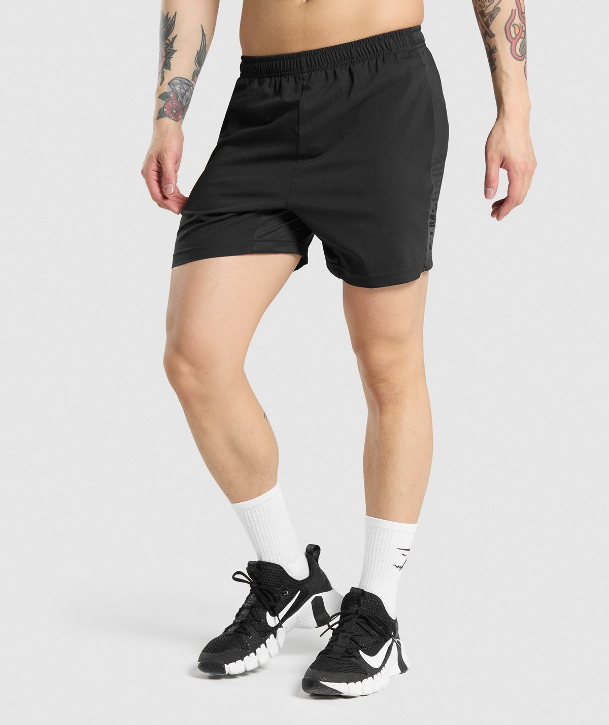 Gymshark Graphic Sport Shorts - Black