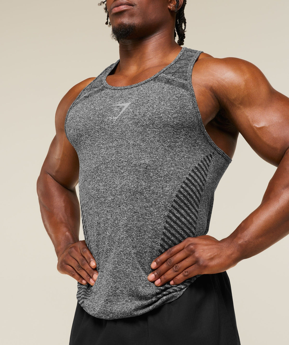 Gymshark Devant Seamless Tank - Black