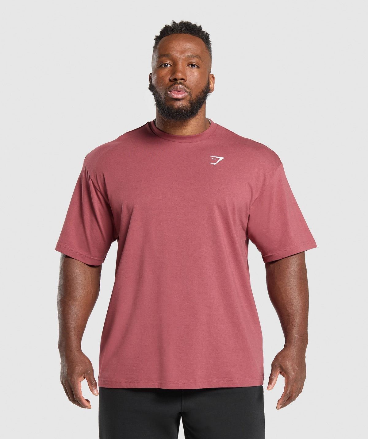 Gymshark Essential Short Sleeve Tee - Washed Berry Pink