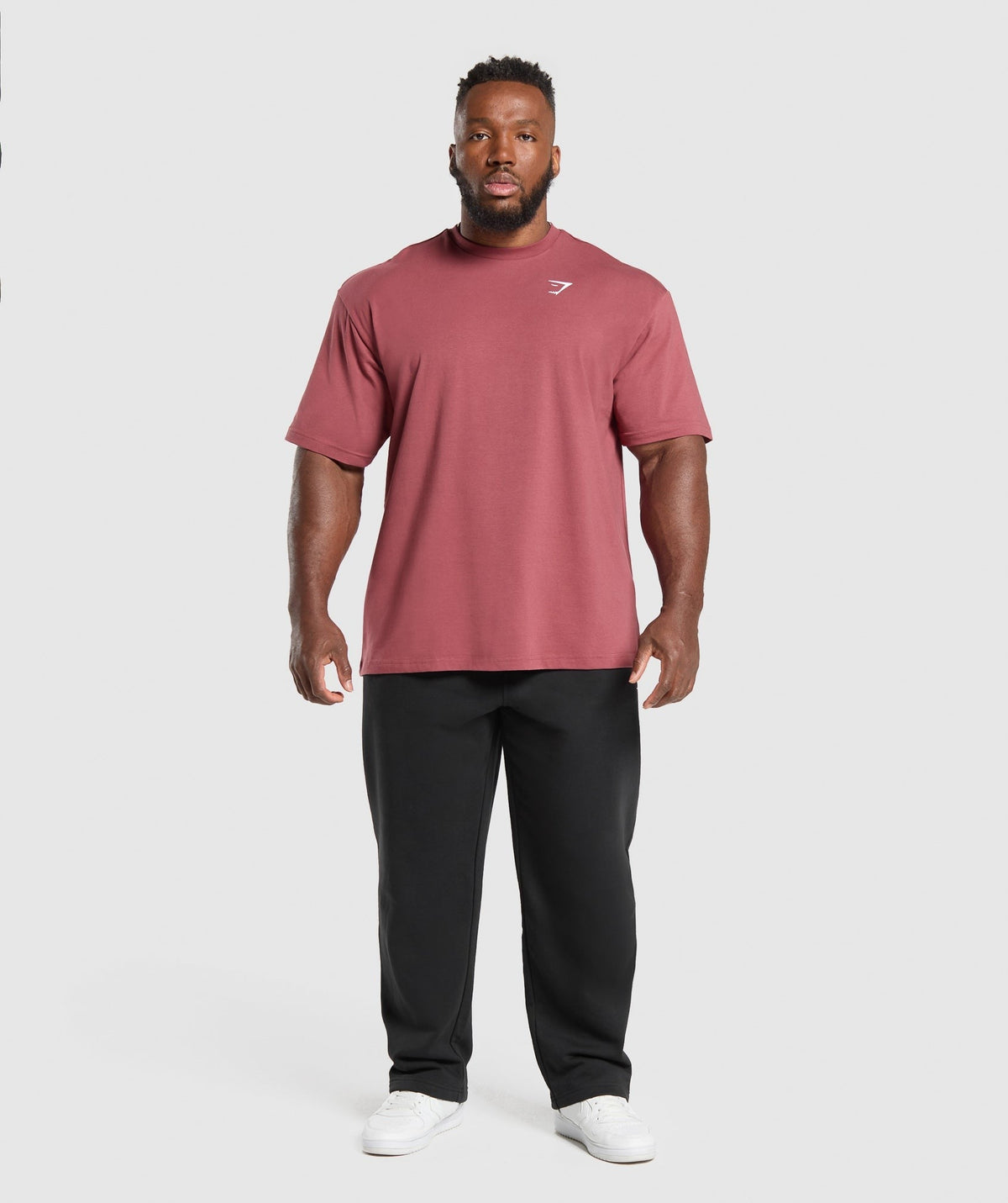 Gymshark Essential Short Sleeve Tee - Washed Berry Pink