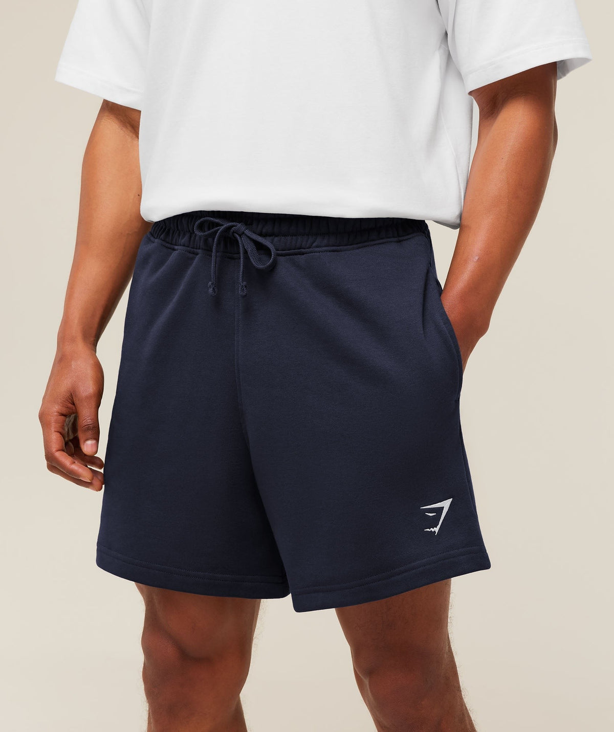 Gymshark Crest Short - Heavy Blue