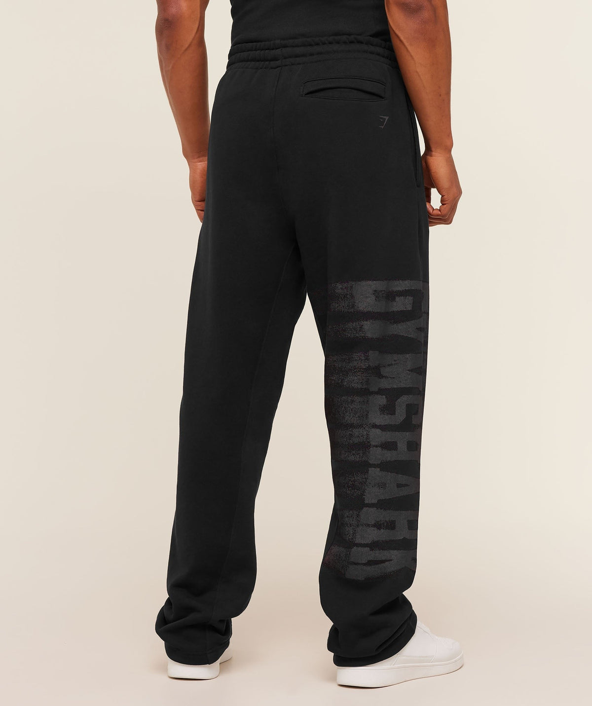 Gymshark Fade Graphic Straight Leg Pant - Black